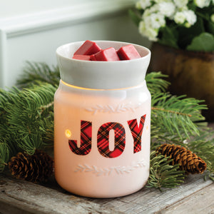 
            
                Load image into Gallery viewer, Joy Wax Warmer + Blossom Scented Wax Melt Bundle
            
        