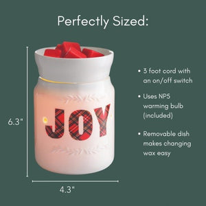 
            
                Load image into Gallery viewer, Joy Wax Warmer + Blossom Scented Wax Melt Bundle
            
        